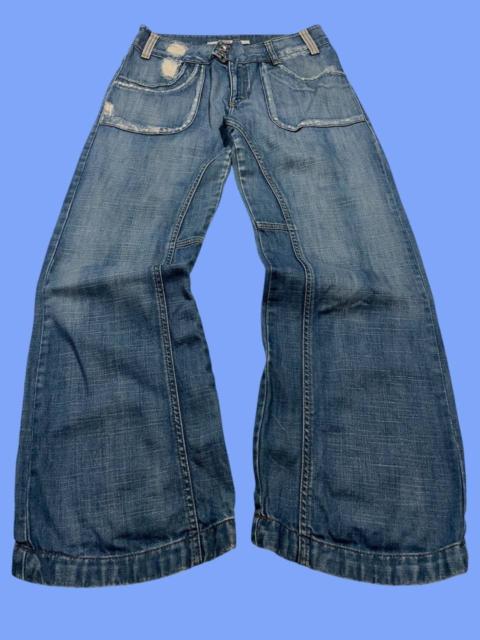 Other Designers Le Grande Bleu (L.G.B.) - Vintage LGB IfSixWasNine Style Baggy Jeans Only Distressed