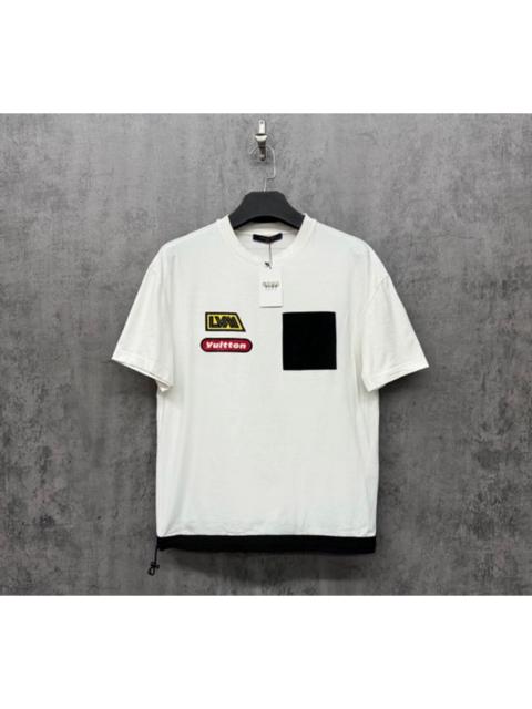 Louis Vuitton Louis Vuitton logo patchwork casual short-sleeved shirt