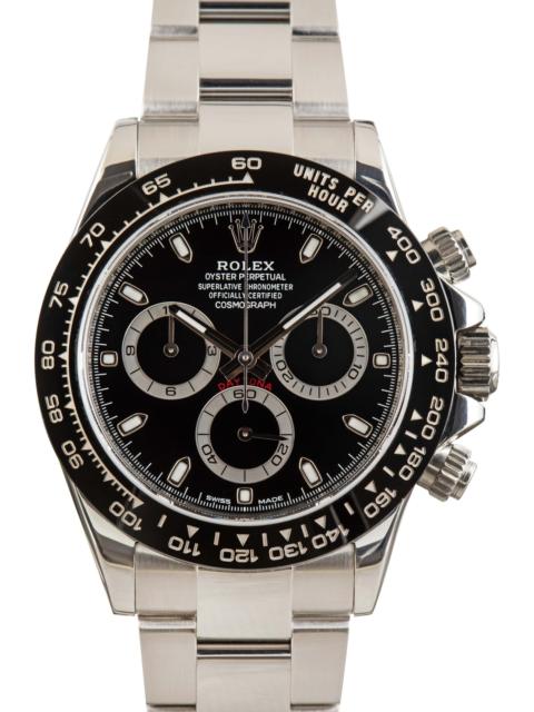 ROLEX Rolex Daytona Ref 116500 Black Index Dial