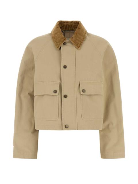 Burberry Burberry Women Beige Cotton Jacket