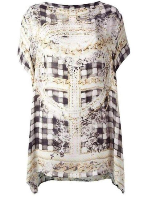 Balmain Printed Silk Dress Tunic