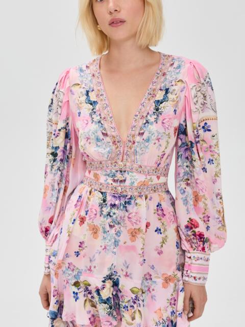 CAMILLA Button Front Frill Dress