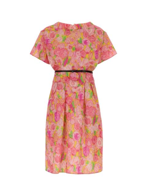 Prada Prada Women Printed Silk Blend Dress