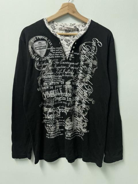 Other Designers If Six Was Nine - Vintage Japanese Brand Poem Double Layer