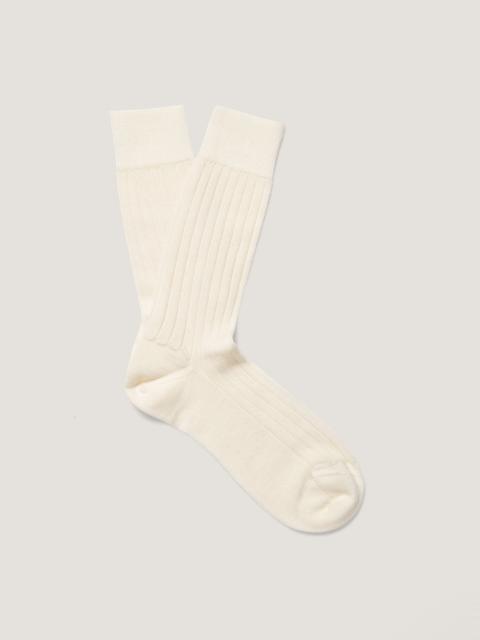 Sunspel Merino Wool Ribbed Socks