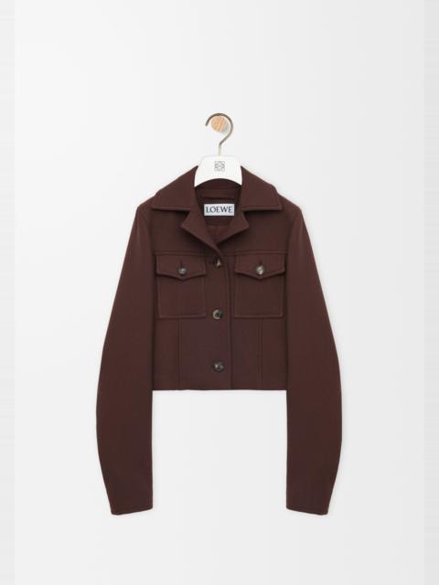 Loewe Cropped jacket in wool