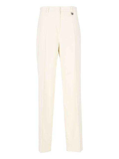 Burberry Burberry Women Pinstriped Wool Tailored Trousers