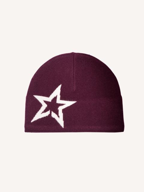 PERFECT MOMENT Logo Star Merino Wool Beanie