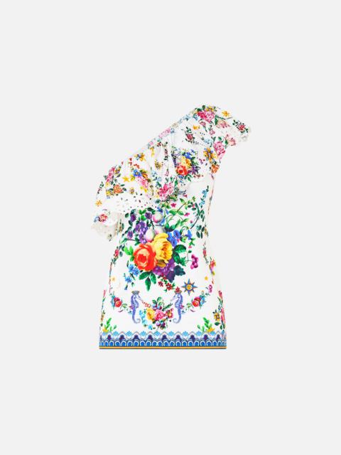 CAMILLA ONE SHOULDER FITTED JERSEY TANK