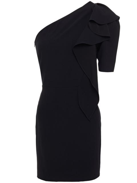 Other Designers Mosby one-shoulder ruffled crepe mini dress