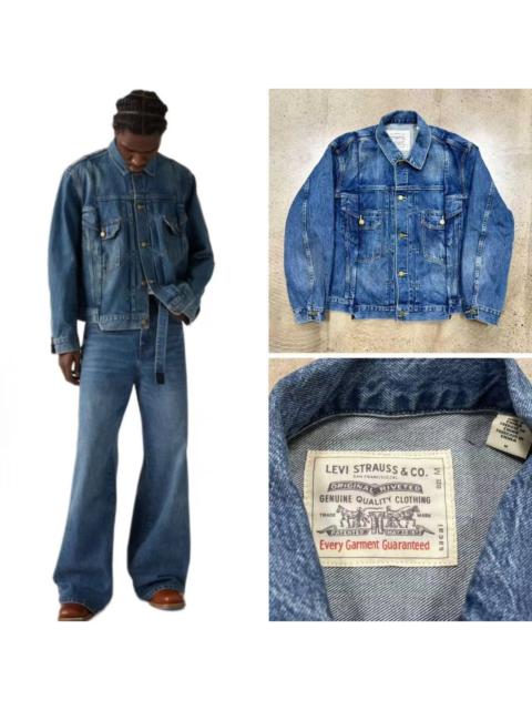 Levi's Sacai x Levis denim jacket blue