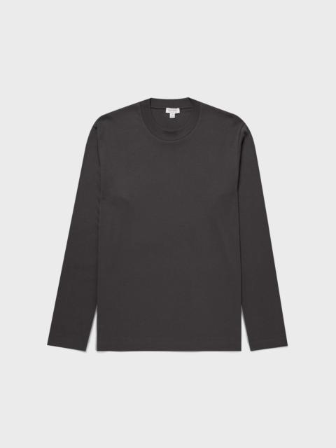 Sunspel Long Sleeve Heavyweight T‑shirt