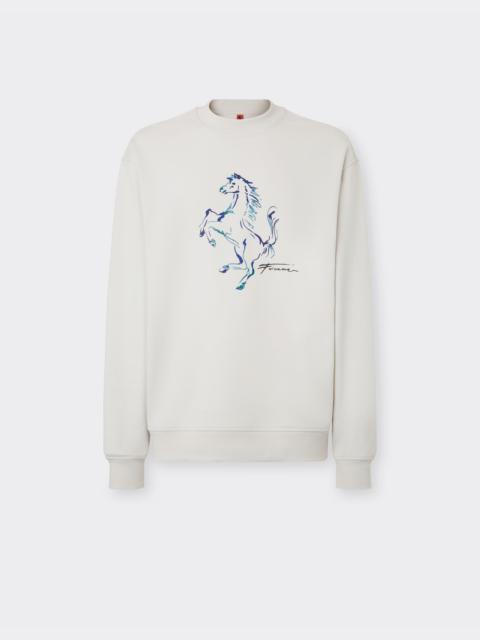 Ferrari Sweatshirt with Prancing Horse graphic