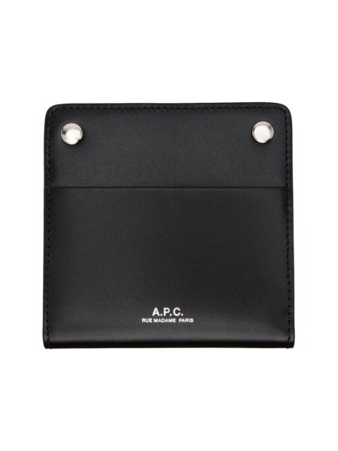 A.P.C. Black André Bifold Wallet