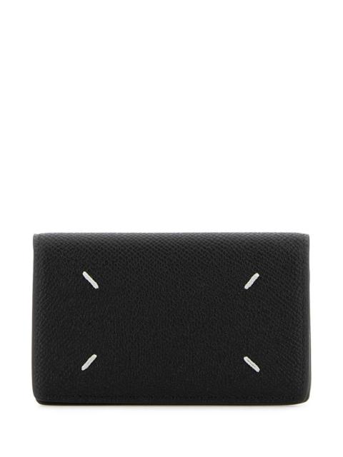 Maison Margiela Maison Margiela Women Black Leather Card Holder