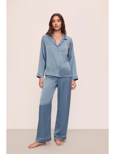 eberjey Inez Washable Silk Long PJ Set