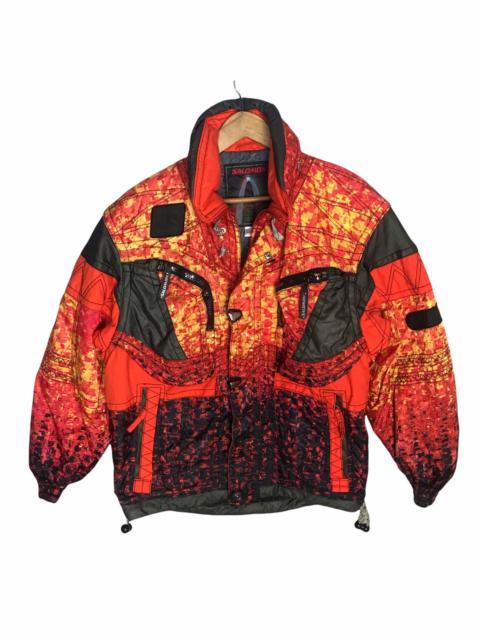 Vintage salomon multicolor ski jacket