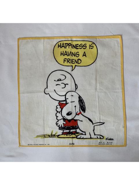 Other Designers Vintage - Peanuts Snoopy and Friends Handkerchief Neckerchief