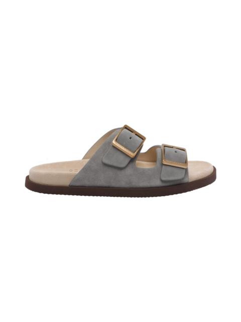 Brunello Cucinelli Suede Slides
