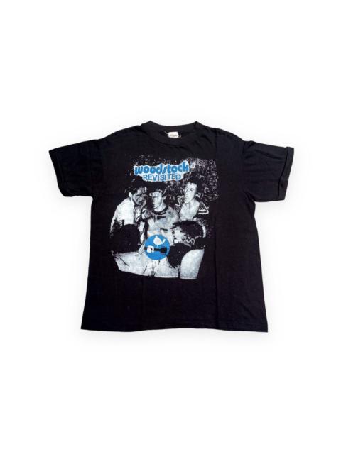 Other Designers Vintage - VTG WOODSTOCK REVISITED ANTI PASTI VICE SQUAD PUNK T-SHIRT