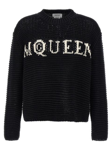Alexander McQueen Mcqueen Men Logo Sweater