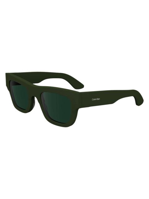 Other Designers Calvin Klein Green Square Men's Sunglasses CK24510S 300 51