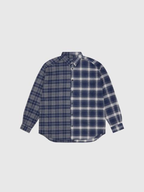 Comme des Garçons Homme COTTON CHECK FLANNEL L/S SHIRT