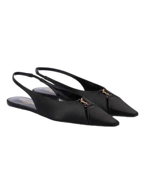 SAINT LAURENT Leather flats