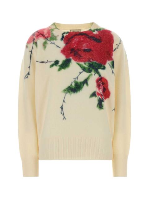 Blumarine Blumarine Women Printed Wool Blend Sweater