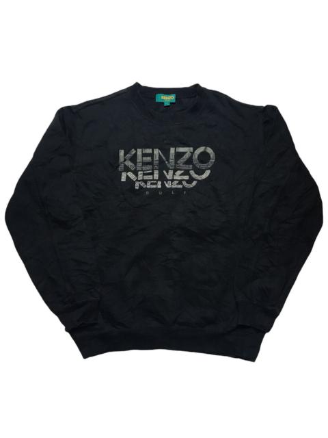 KENZO Kenzo Golf Embroidered Logo Crewneck Sweatshirt