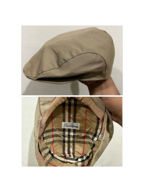Burberry VTG Burberrys Nova Checked Flat Hats Made In England