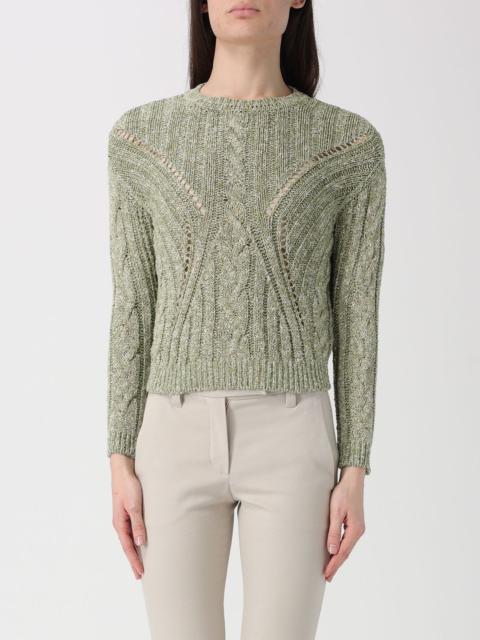 Max Mara Studio Max Mara Studio Women Cotton Blend Knit Top Max Mara Studio