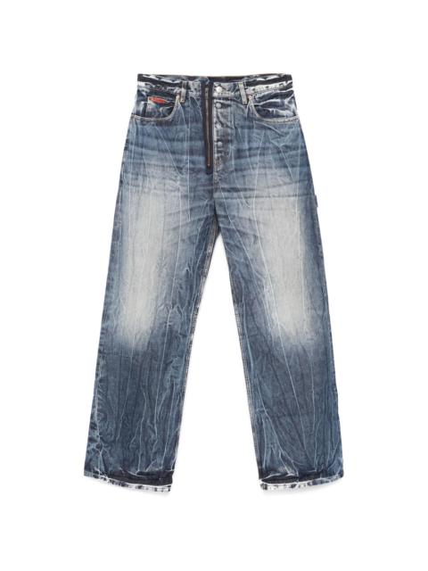Martine Rose Martine Rose Blue Denim - Wide-Leg Jeans Men