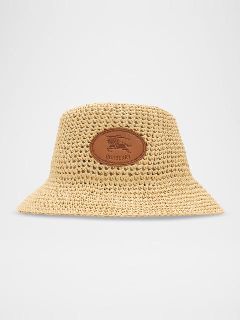 Burberry EKD Patch Crochet Bucket Hat
