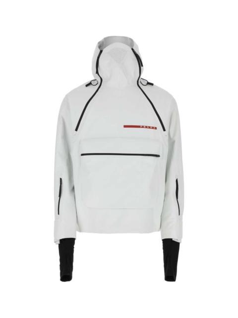 White Polyester Ski Jacket