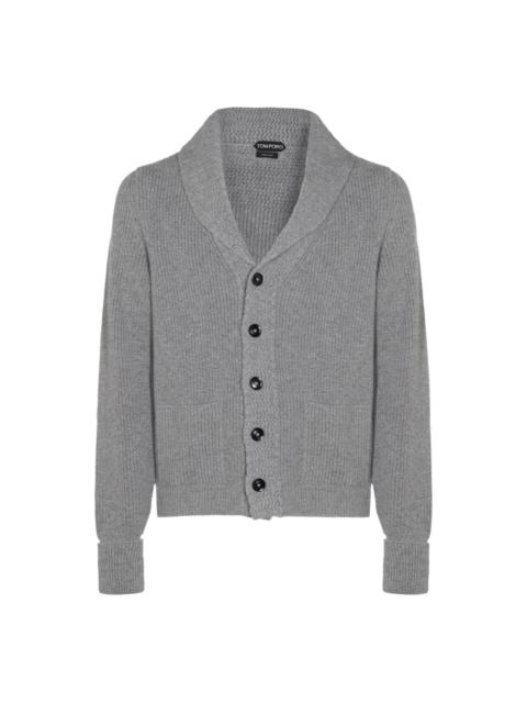 cashmere cardigan