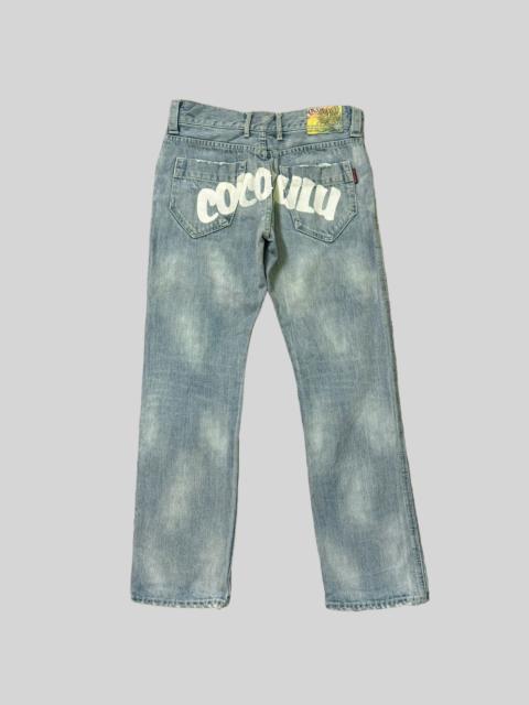 Other Designers Vintage - Distressed COCOLULU Mud WashThrashed Faded Jeans