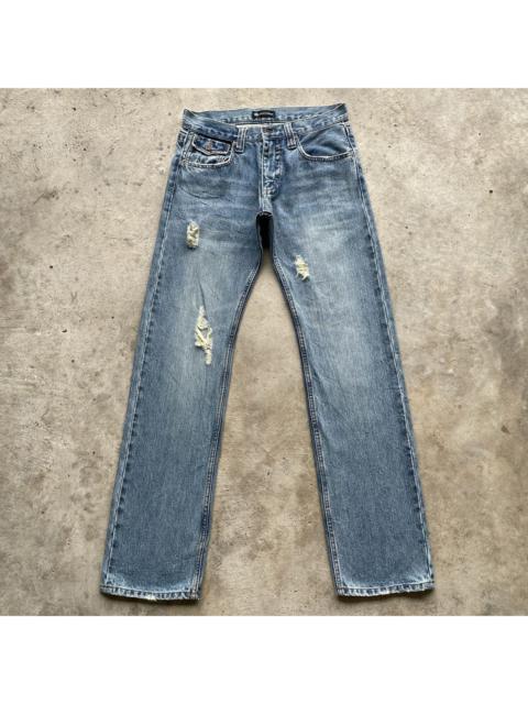 Other Designers Japanese Brand - Vintage Japanese Faded Denim Jeans Pants Distressed W30x33.5