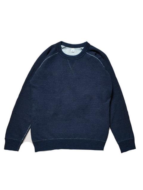 Pure Blue Japan 5409-ID Yarn Dyed Sweatshirt  - Indigo