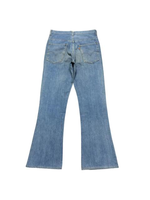 Levi's Vintage Levis 646 Denim Flare Jeans Light Wash Orangetab