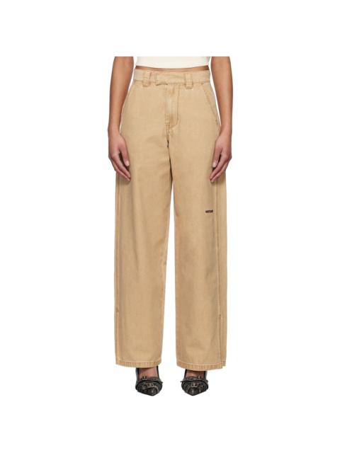 We11done Beige Work Trousers