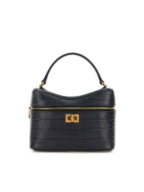 BALENCIAGA Balenciaga Denim Blue Leather Rodeo Handbag