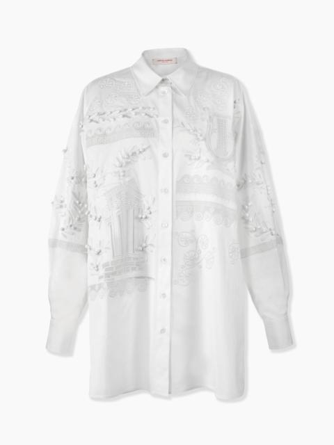 CAROLINA HERRERA Embroidered Oversized Shirt