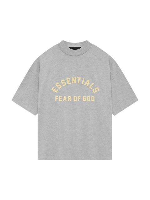 ESSENTIALS Fear of God Essentials Heavy Jersey Crewneck T-Shirt 'Light Heather Grey'