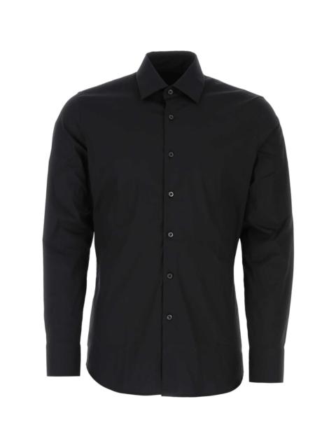 Prada Black Poplin Shirt