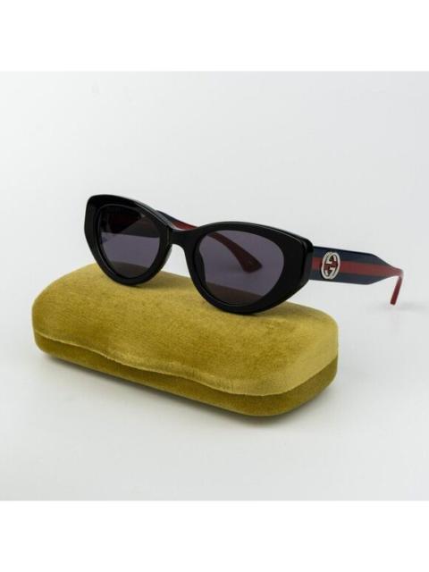GUCCI Gucci Women Sunglasses Black Violet Cat Eye GG1862S 004 NEW AUTHENTIC