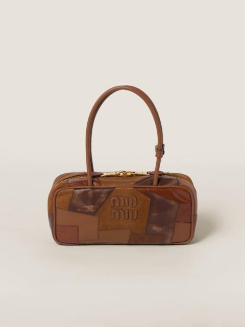Miu Miu Beau  leather patchwork bag