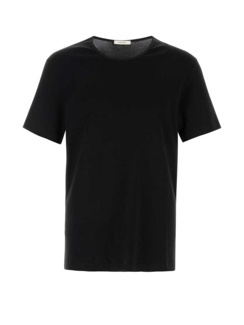 Lemaire Lemaire Men Black Cotton T-Shirt
