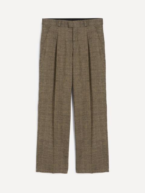 Our Legacy Slack Deep Husk Soft Grain Weave Trousers