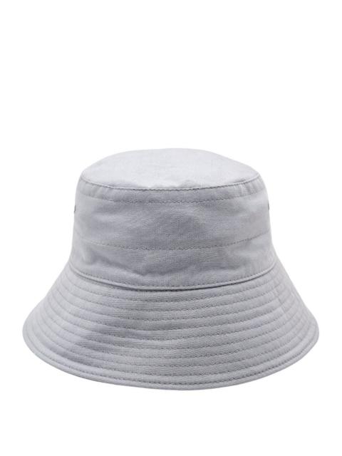 Jil Sander Bucket Hat Leather Patch Logo